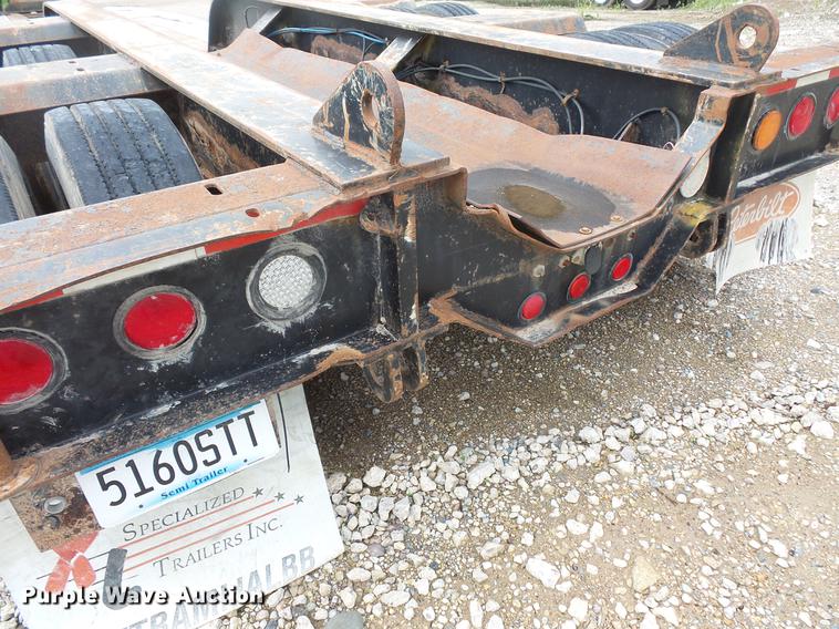 image for item DC4701 2001 Fontaine drop deck equipment trailer