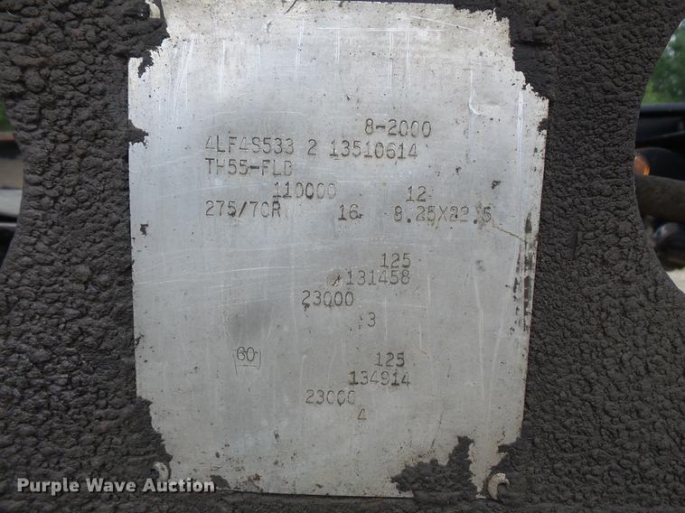 image for item DC4701 2001 Fontaine drop deck equipment trailer