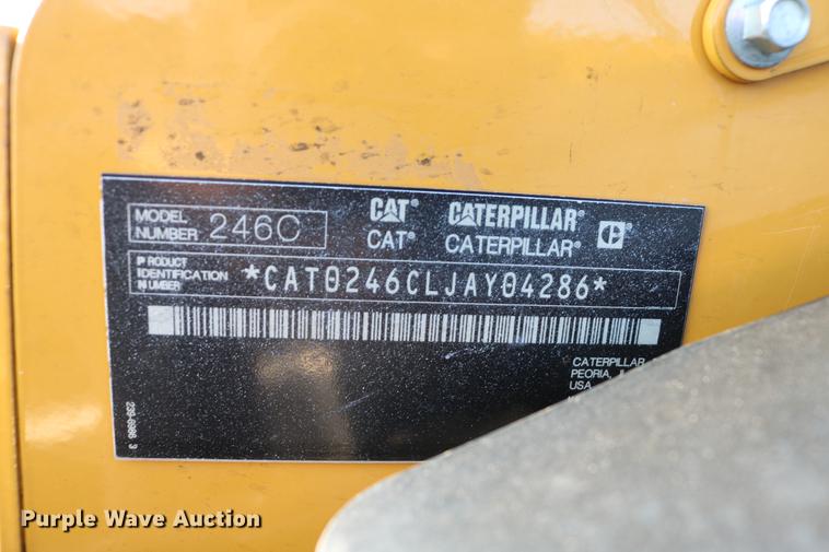 image for item DD4266 2010 Caterpillar 246C skid steer