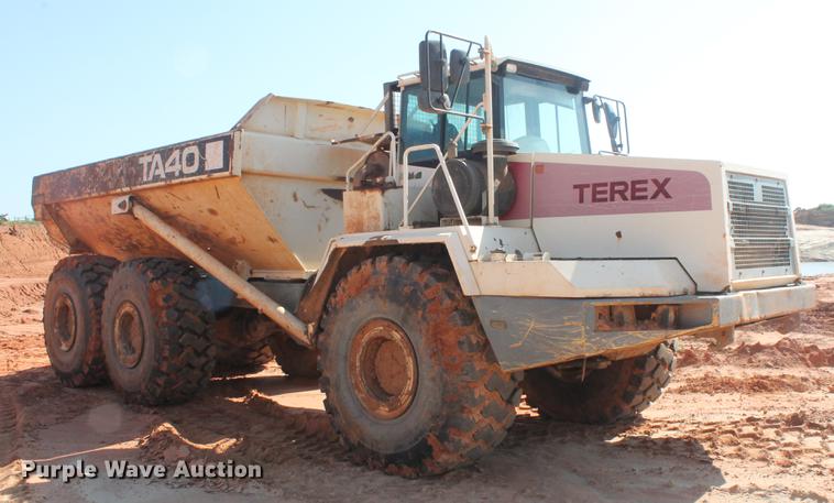 image for item DD4971 2001 Terex TA40 articulated haul truck