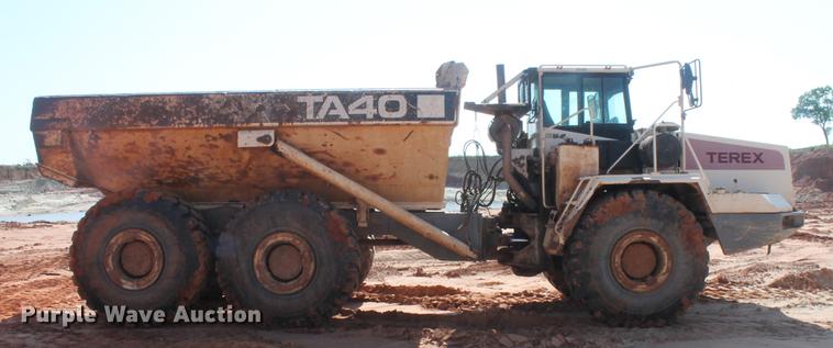 image for item DD4971 2001 Terex TA40 articulated haul truck