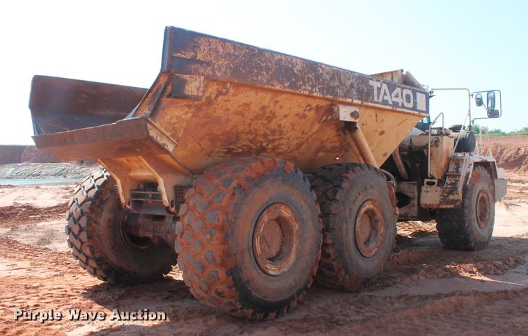 image for item DD4971 2001 Terex TA40 articulated haul truck