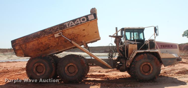 image for item DD4971 2001 Terex TA40 articulated haul truck