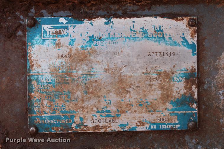 image for item DD4971 2001 Terex TA40 articulated haul truck