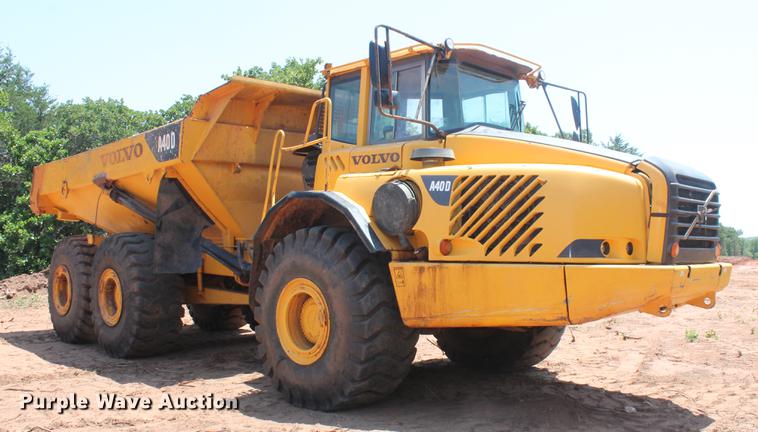 image for item DD4972 2004 Volvo A40D articulated haul truck