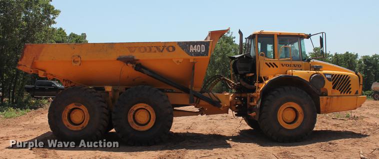 image for item DD4972 2004 Volvo A40D articulated haul truck