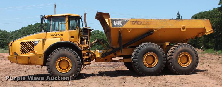 image for item DD4972 2004 Volvo A40D articulated haul truck
