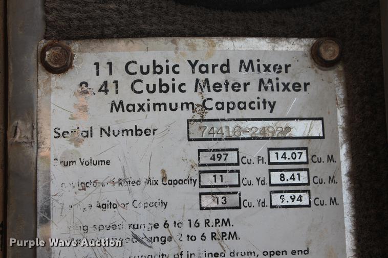 image for item DD4975 2006 Kenworth W900B ready mix truck