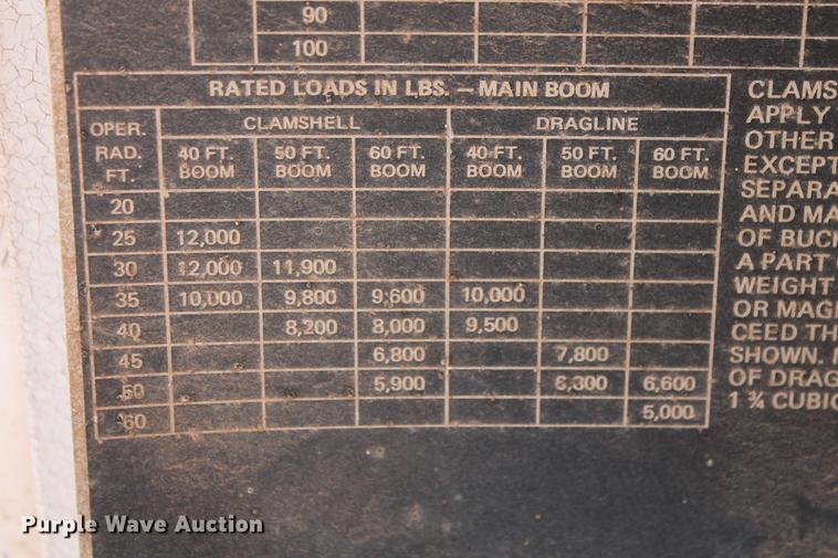 image for item DD4985 1969 P & H 645TC crane