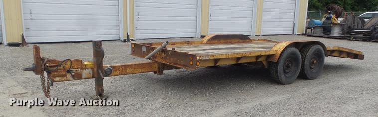 image for item DD7220 1984 Butler LT1418H tilt deck equipment trailer