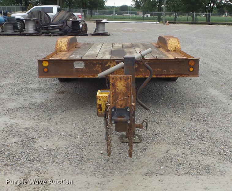 image for item DD7220 1984 Butler LT1418H tilt deck equipment trailer