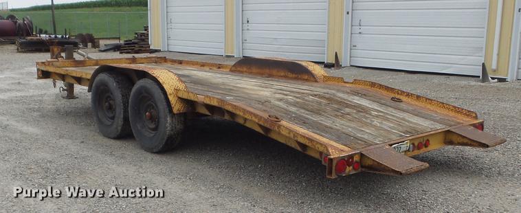 image for item DD7220 1984 Butler LT1418H tilt deck equipment trailer
