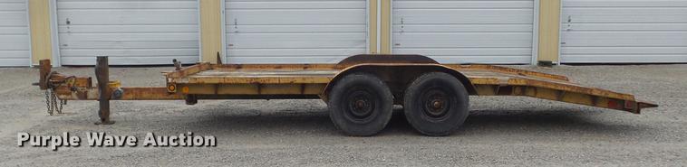 image for item DD7220 1984 Butler LT1418H tilt deck equipment trailer