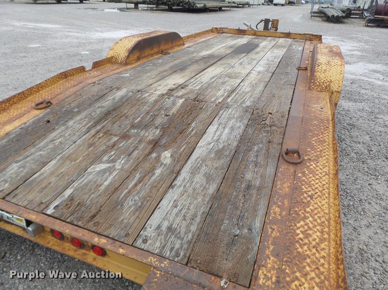 image for item DD7220 1984 Butler LT1418H tilt deck equipment trailer