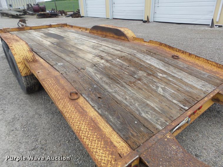 image for item DD7220 1984 Butler LT1418H tilt deck equipment trailer