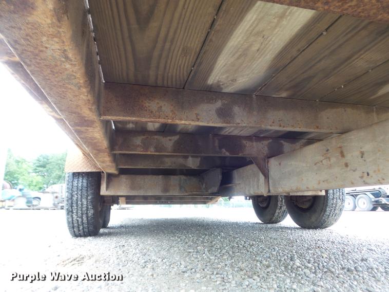 image for item DD7220 1984 Butler LT1418H tilt deck equipment trailer