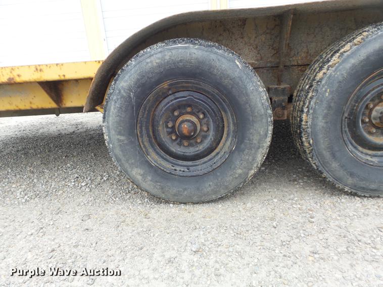 image for item DD7220 1984 Butler LT1418H tilt deck equipment trailer