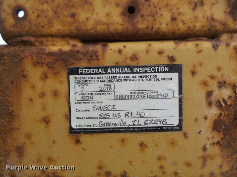 image for item DD7220 1984 Butler LT1418H tilt deck equipment trailer