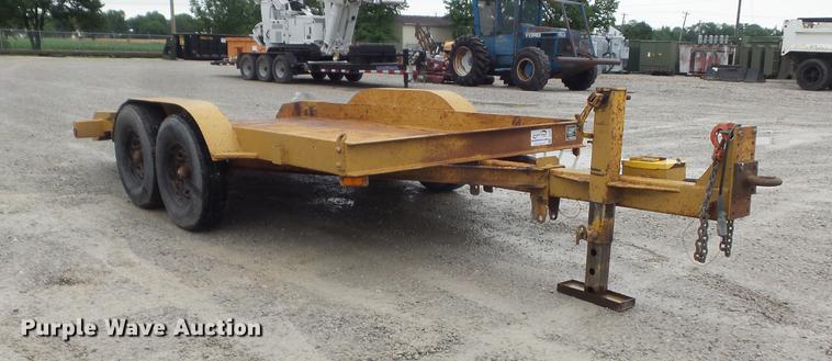 image for item DD7221 1980 Butler LT-1014 tilt deck utility trailer