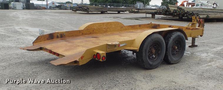 image for item DD7221 1980 Butler LT-1014 tilt deck utility trailer