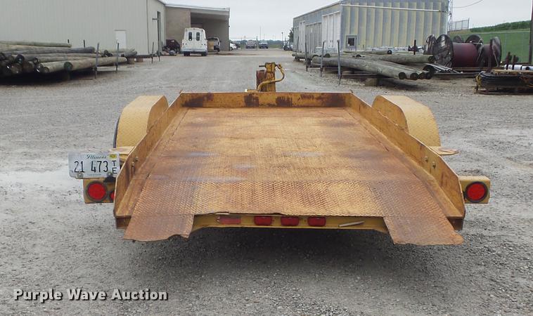 image for item DD7221 1980 Butler LT-1014 tilt deck utility trailer