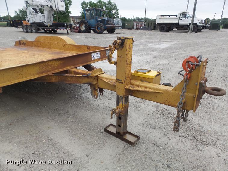 image for item DD7221 1980 Butler LT-1014 tilt deck utility trailer