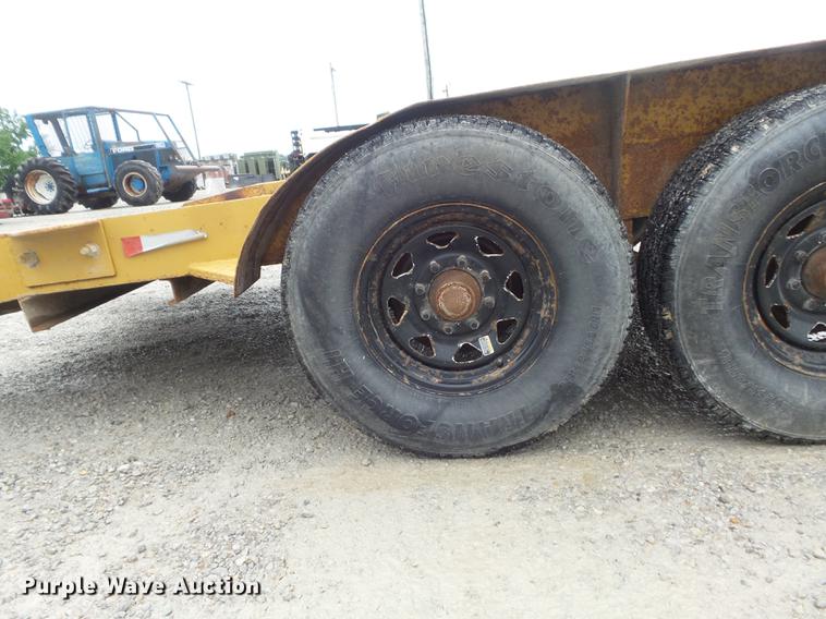 image for item DD7221 1980 Butler LT-1014 tilt deck utility trailer