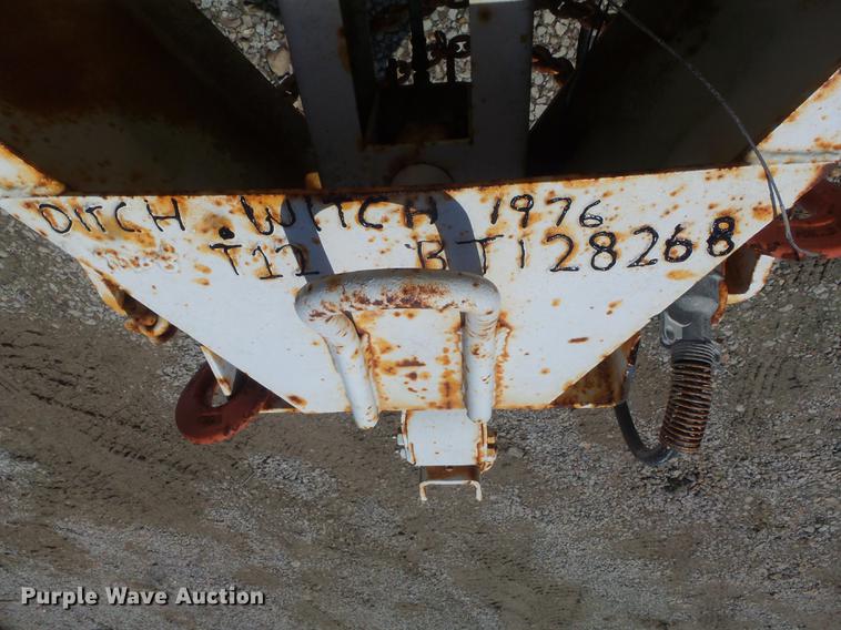 image for item DD7223 1976 Ditch Witch T12 equipment trailer