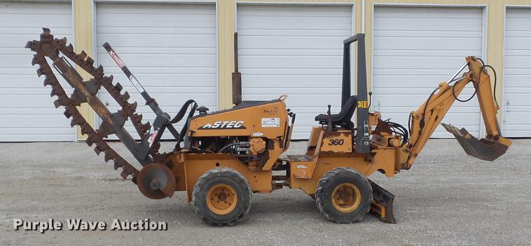 image for item DD7225 2005 Astec 360 trencher