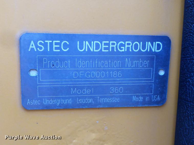 image for item DD7225 2005 Astec 360 trencher
