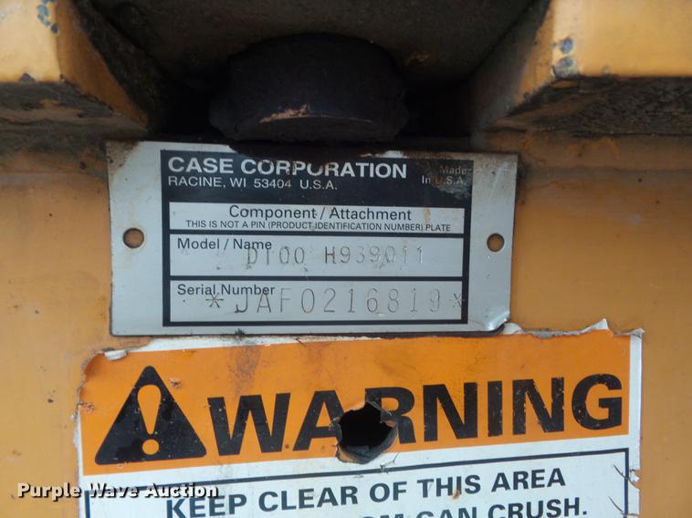 image for item DD7226 1997 Case 360 trencher