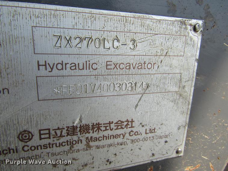 image for item DD8508 2006 Hitachi ZX270LC-3 excavator