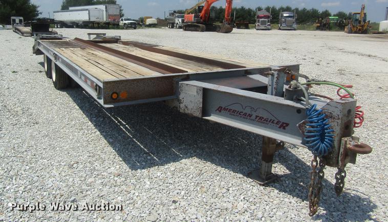 image for item DD8510 2002 American equipment trailer