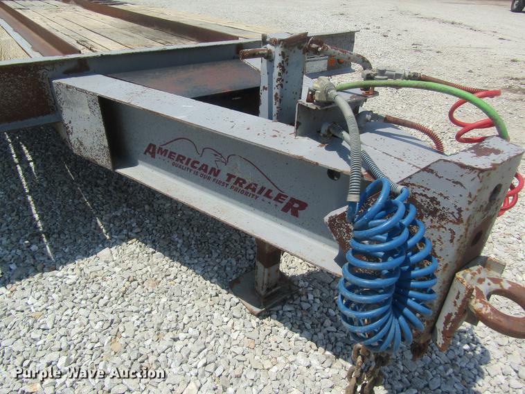 image for item DD8510 2002 American equipment trailer