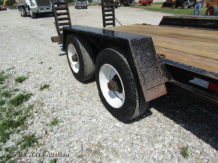 image for item DD8559 1997 Redi Haul FSL1629E equipment trailer