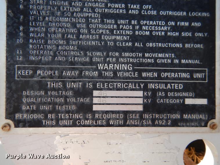 image for item DE1797 2002 Ford F550 Super Duty XL bucket truck