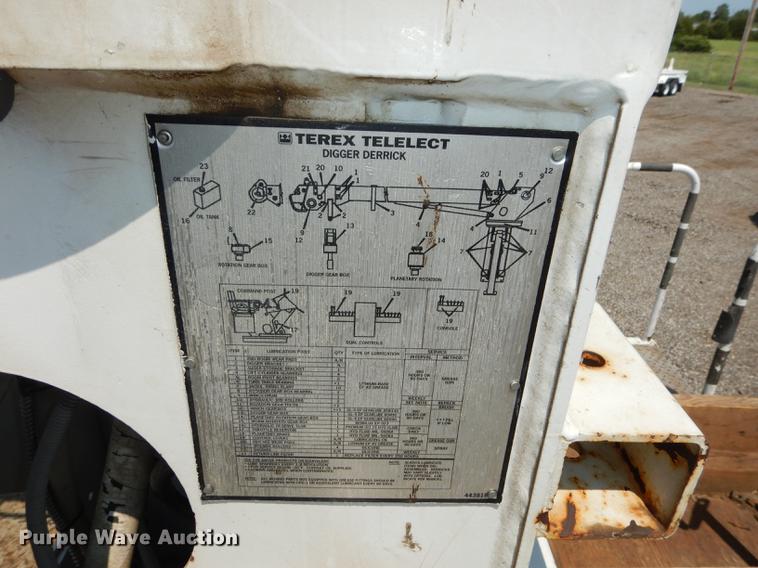 image for item DE1799 2008 Ford F750 Super Duty XL digger derrick truck