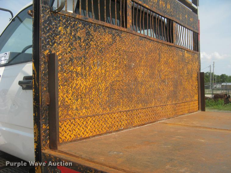 image for item DE2952 1992 GMC TopKick 6500 flat dump bed truck