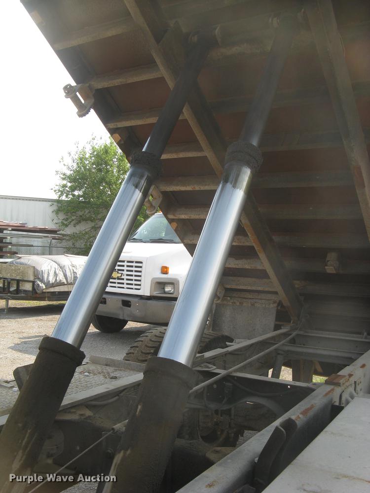 image for item DE2952 1992 GMC TopKick 6500 flat dump bed truck