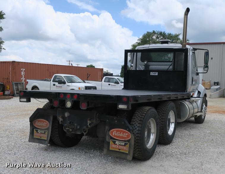 image for item DE3755 2011 International ProStar flatbed truck