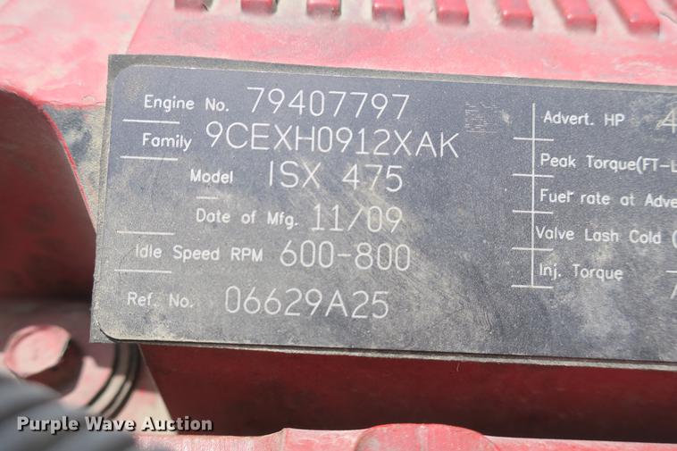 image for item DE3755 2011 International ProStar flatbed truck