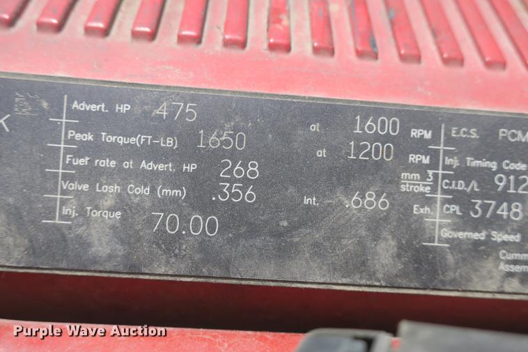 image for item DE3755 2011 International ProStar flatbed truck