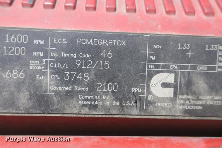 image for item DE3755 2011 International ProStar flatbed truck