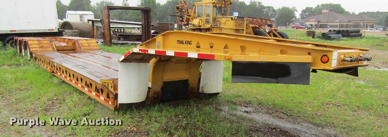 image for item DF3816 1997 Trail King TK80HDG463 lowboy equipment trailer