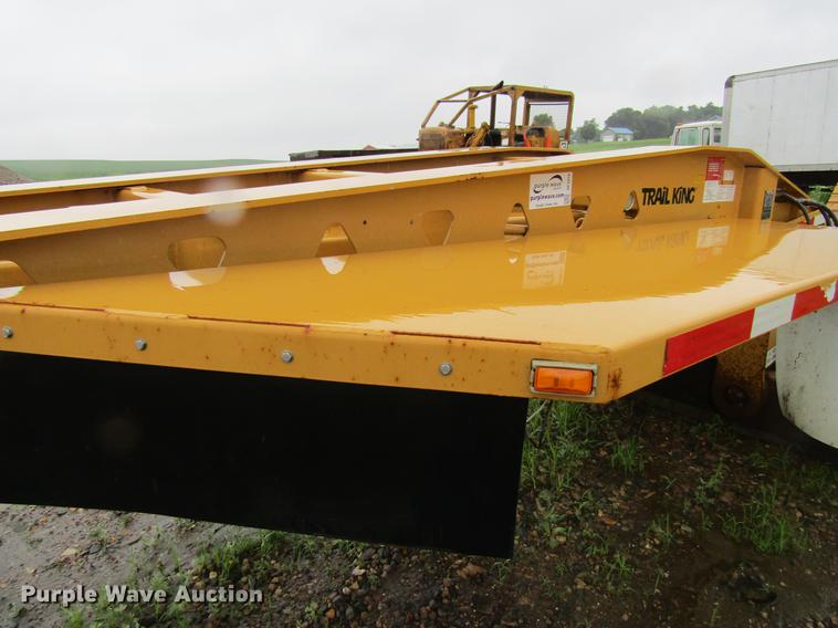 image for item DF3816 1997 Trail King TK80HDG463 lowboy equipment trailer