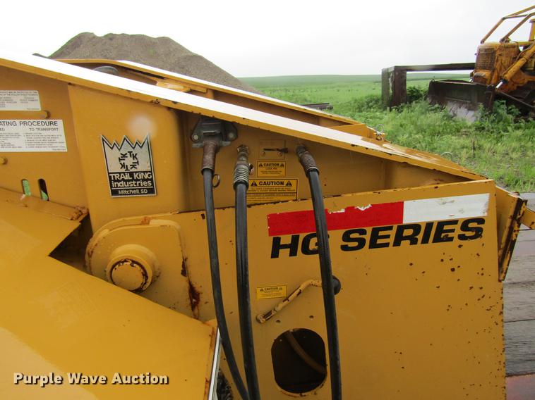 image for item DF3816 1997 Trail King TK80HDG463 lowboy equipment trailer