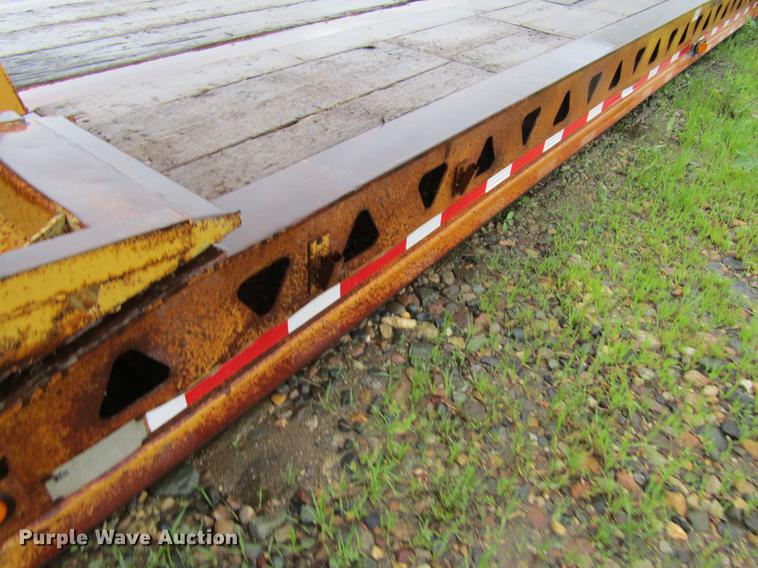 image for item DF3816 1997 Trail King TK80HDG463 lowboy equipment trailer