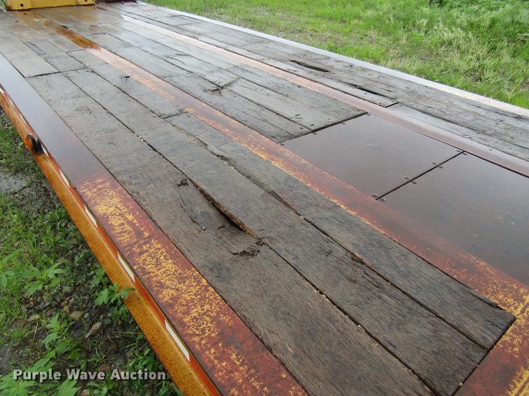image for item DF3816 1997 Trail King TK80HDG463 lowboy equipment trailer