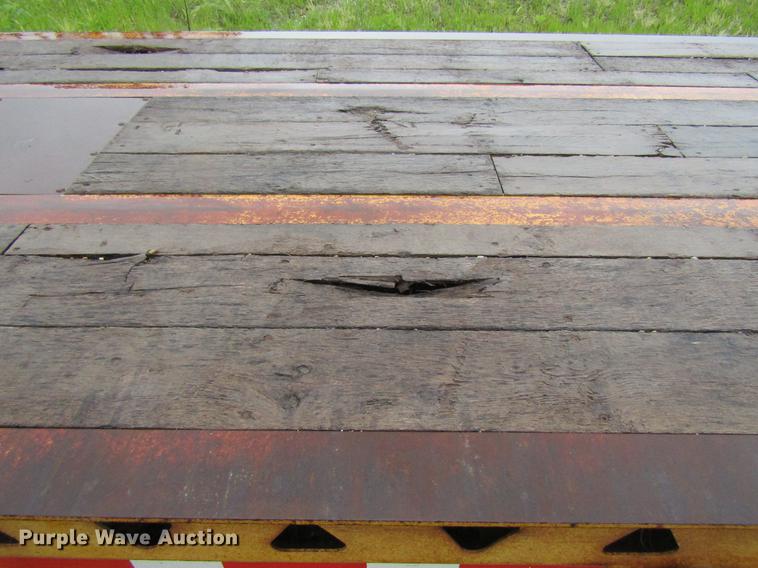 image for item DF3816 1997 Trail King TK80HDG463 lowboy equipment trailer