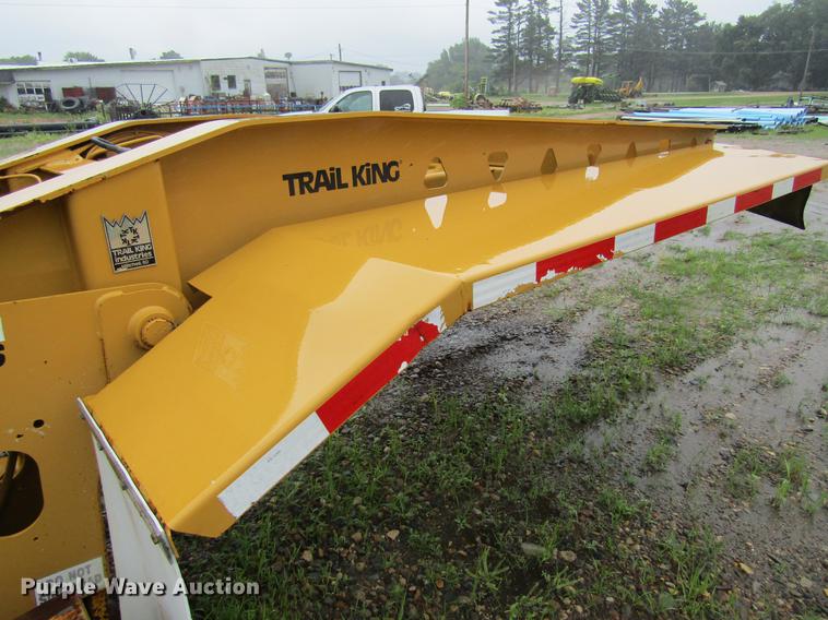 image for item DF3816 1997 Trail King TK80HDG463 lowboy equipment trailer